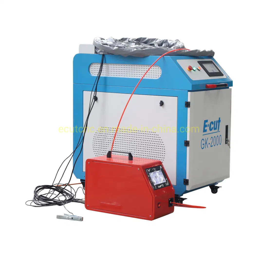 Portable 1500W Iron Stainless Steel Carbon Sheet Tube Hand Held Fiber Laser Welding Machine