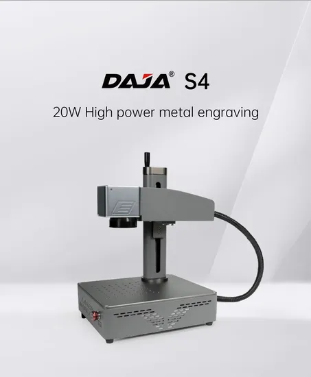  Máquina de marcado y grabado láser Viijet Grabador láser de fibra de 20W y 30W para codificación de patrones de logotipos;  Autopartes/Herramienta de mantenimiento